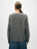 Cashmere Saddle Sleeve Crewneck