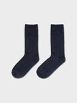 Cashmere Ribbed Socks