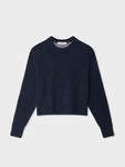 Merino Cashmere Drop Shoulder Crewneck