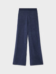 Merino Cashmere Bouclé Wide Leg Pant