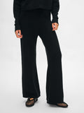 Merino Cashmere Bouclé Wide Leg Pant