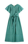 Vienna Pintuck Dress in Teal Stitch | Dresses | M.C shop