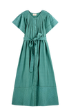 Vienna Pintuck Dress in Teal Stitch | Dresses | M.C shop