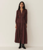 ANNIKA DRESS -- ROUGE COUNTRYSIDE PLAID