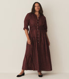 ANNIKA DRESS -- ROUGE COUNTRYSIDE PLAID