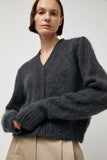 Amomento Grandma Cardigan in Dark Green