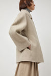 Amomento Hourglass Half Coat in Beige