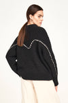 Andermatt Pullover in Black/Ivory | Sweaters & Jackets | M.C shop