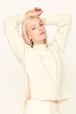 Aspen Open Side Pullover in Ivory | Sweaters & Jackets | M.C shop