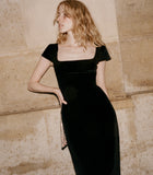 CESARINA DRESS -- BLACK