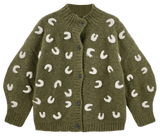 Cusco Croissant Cardigan in Olive/Ivory | Sweaters & Jackets | M.C shop