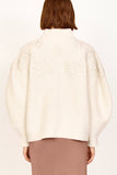 Cusco Waterlily Cardigan in Ivory | Sweaters & Jackets | M.C shop