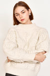 Cusco Waterlily Pullover in Ivory | Sweaters & Jackets | M.C shop