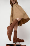 Drogheria Crivellini Viscose Tabi Socks in Camel