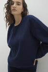 CAMPBELL RIBBED CREWNECK CASHMERE SWEATER