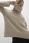 JANINE TURTLENECK CASHMERE SWEATER