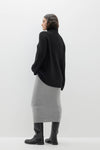 KORA CASHMERE MOCK NECK SWEATER