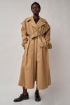 Marios Trench Coat in Beige