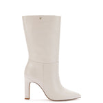 Cindy Boot In Ivory Leather