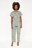 Pajama Pant Set in Onyx Bloom | Pajamas & Robes | M.C shop