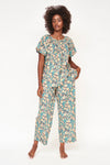 Pajama Pant Set in Onyx Bloom | Pajamas & Robes | M.C shop