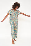 Pajama Pant Set in Onyx Bloom | Pajamas & Robes | M.C shop