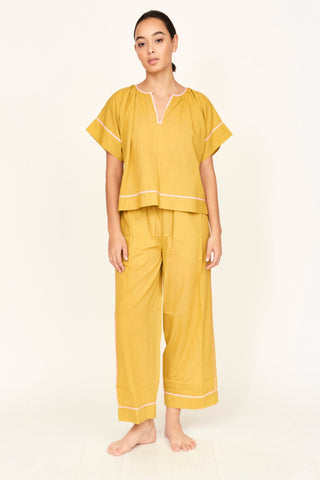 Pajama Pant Set in Sulphur | Pajamas & Robes | M.C shop