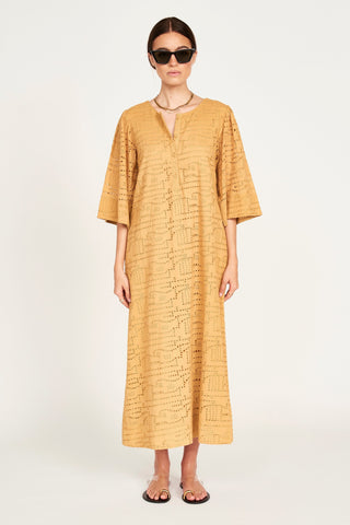 Manila Dress in Golden Eyelet | Dresses | M.C shop