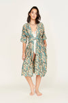 Laos Pool Duster in Onyx Bloom | Pajamas & Robes | M.C shop