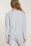 CAMPBELL RIBBED CREWNECK CASHMERE SWEATER