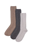 CABLE CASHMERE SOCKS