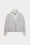 SUMIE CASHMERE QUARTER-ZIP PULLOVER