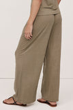 DEVIN LINEN WIDE LEG PANTS