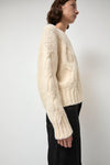 NYMANE Rita Cable Sweater in Ivory