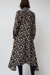 No.6 Campden Dress in Black and Lilac Primrose