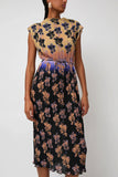 No.6 Julien Dress in Dip Dye Shadow Floral