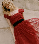 PAMELINA DRESS -- ROSSO