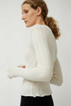 RUS Komorebi Sweater in Chalk