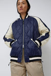 TAION Reversible Skajan Down Jacket in Black and Navy