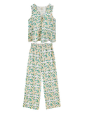 Pajama Pant & Camisole Set in Garden Bird | Pajamas & Robes | M.C shop