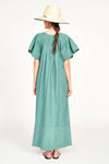 Vienna Pintuck Dress in Teal Stitch | Dresses | M.C shop