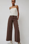 Zii Ropa Renee Pant in Washed Brown