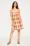 Zuma Short Dress in Sunset Plaid | Dresses | M.C shop