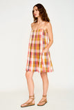 Zuma Short Dress in Sunset Plaid | Dresses | M.C shop