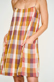 Zuma Short Dress in Sunset Plaid | Dresses | M.C shop