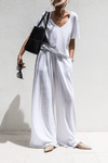 DEVIN LINEN WIDE LEG PANTS